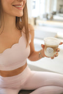 FLOWELLE- Scallop Félvállas Sportmelltartó